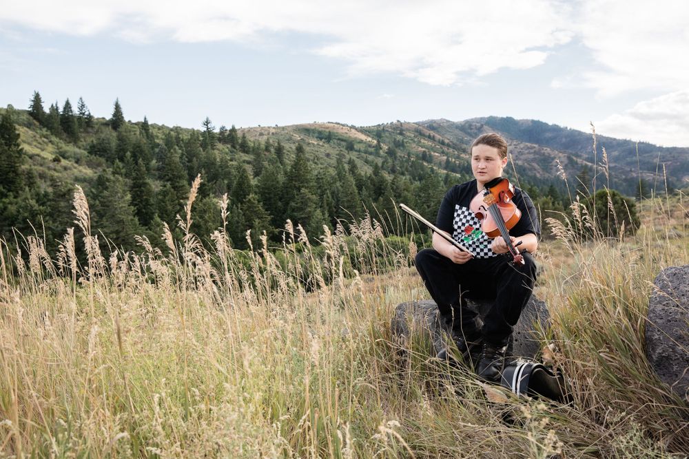 beautiful landscape senior photo