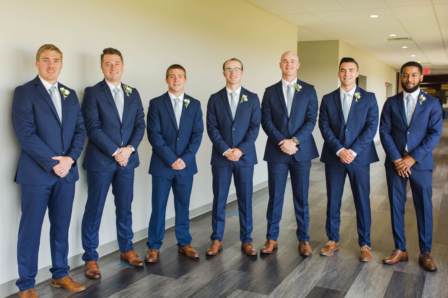 Groom and groomsmen portraits