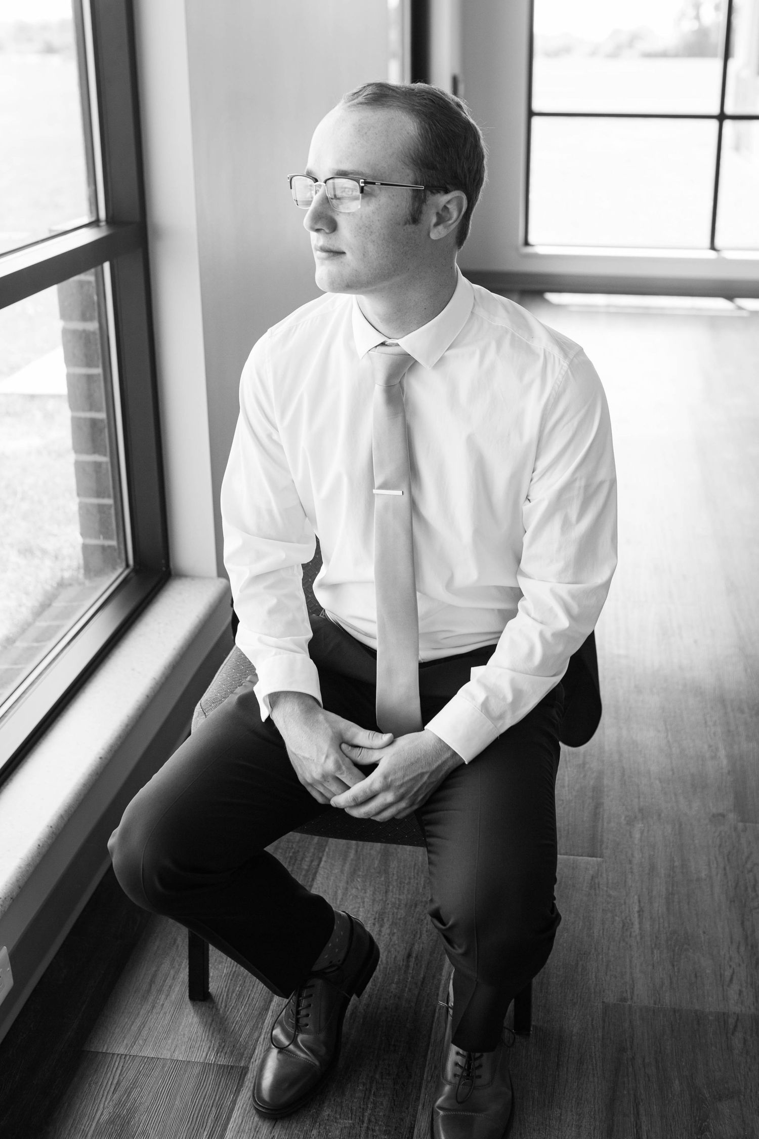 Groom portrait before the ceremony