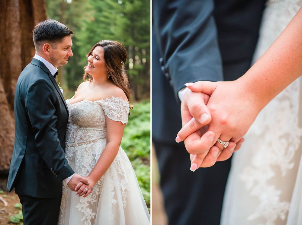elopement wedding in sequoia national park california