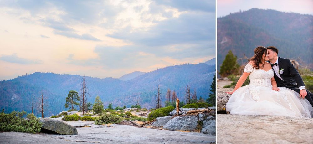 elopement wedding in sequoia national park california