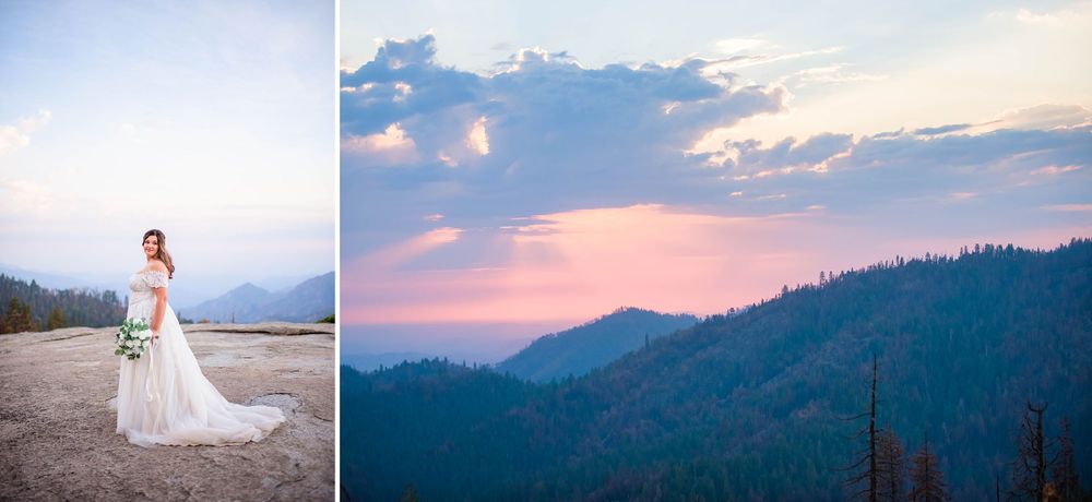 elopement wedding in sequoia national park california