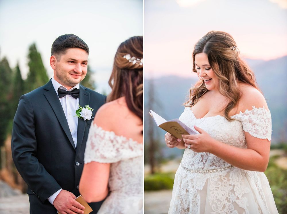 elopement wedding in sequoia national park california