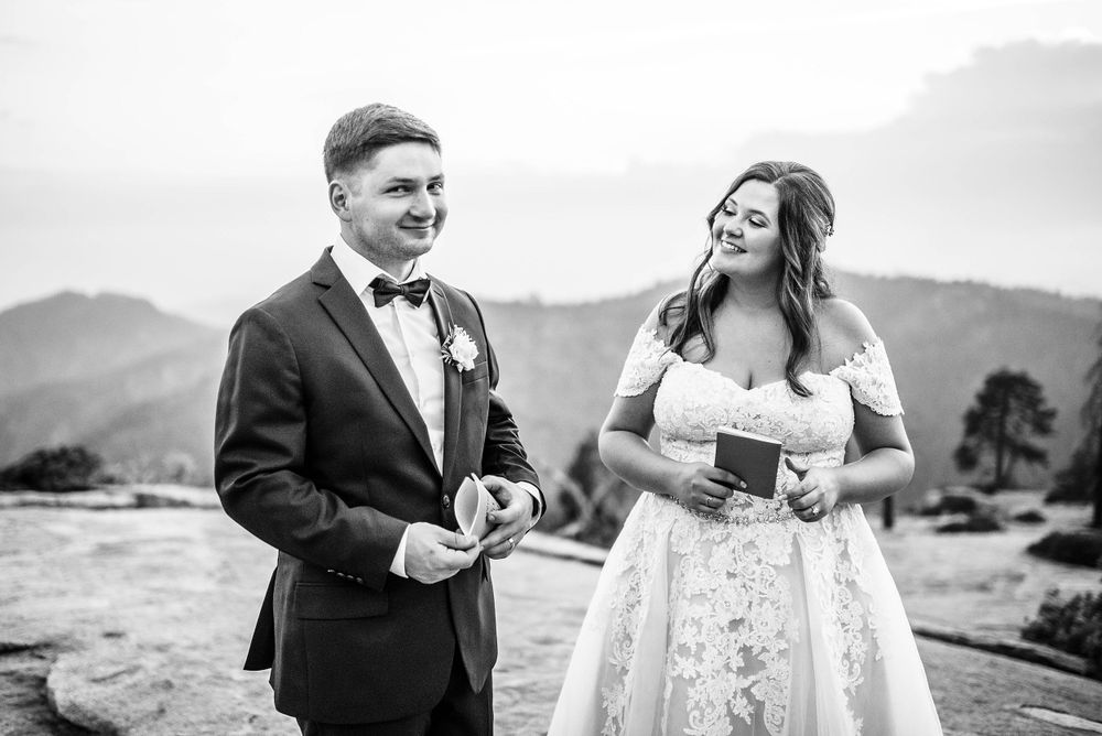elopement wedding in sequoia national park california