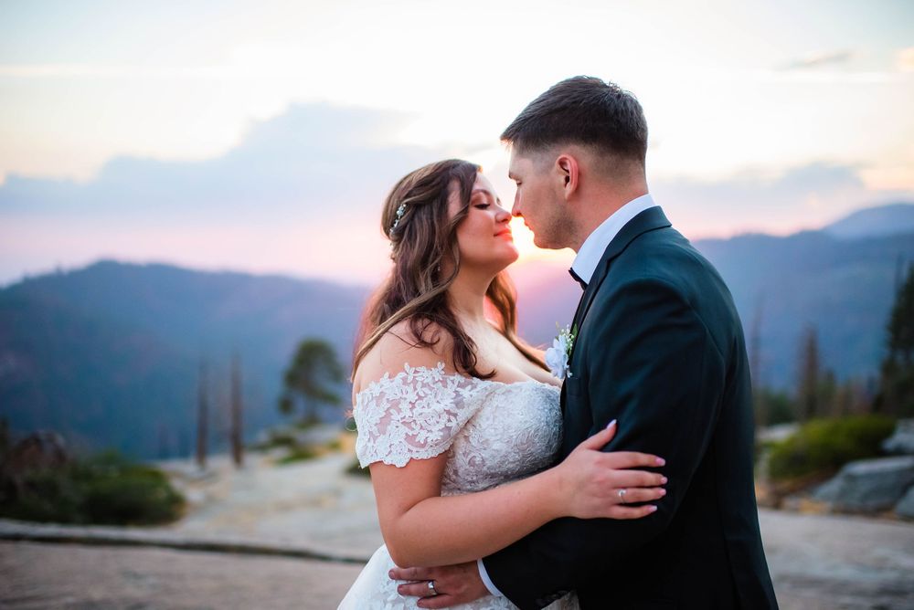 elopement wedding in sequoia national park california