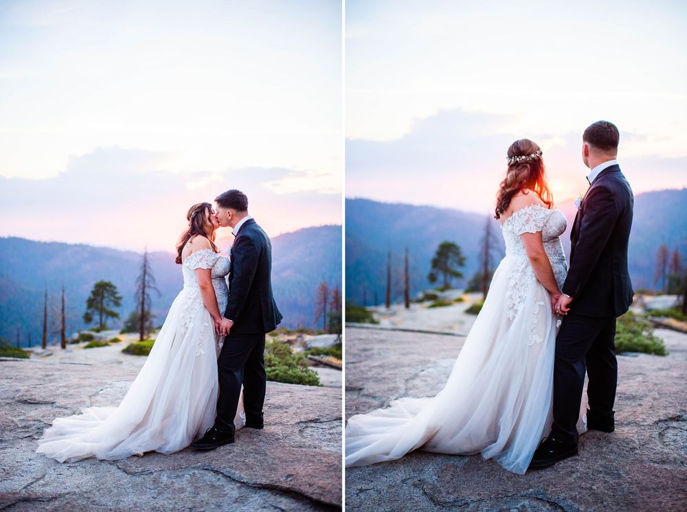 elopement wedding in sequoia national park california