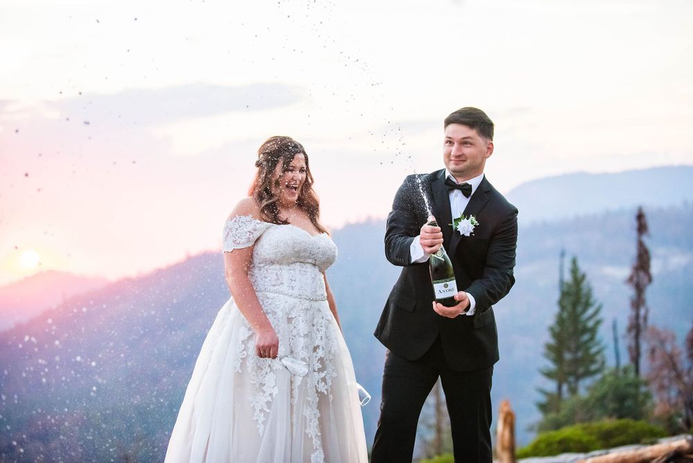 elopement wedding in sequoia national park california