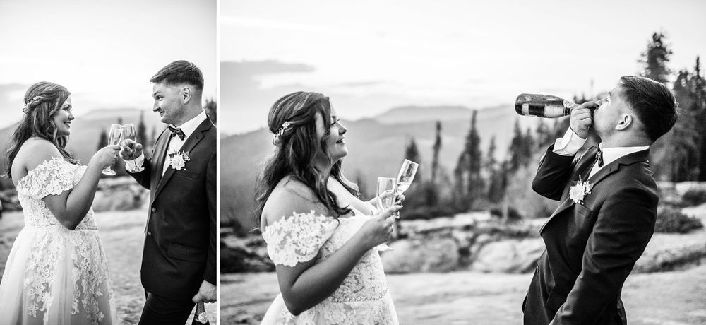 elopement wedding in sequoia national park california