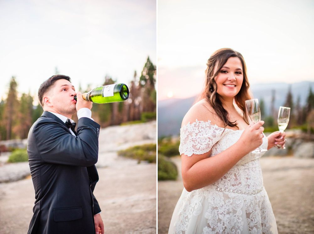 elopement wedding in sequoia national park california