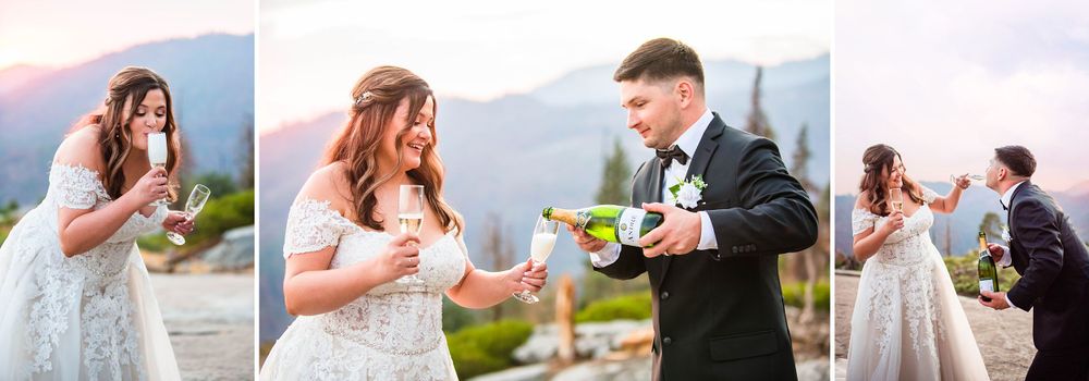elopement wedding in sequoia national park california