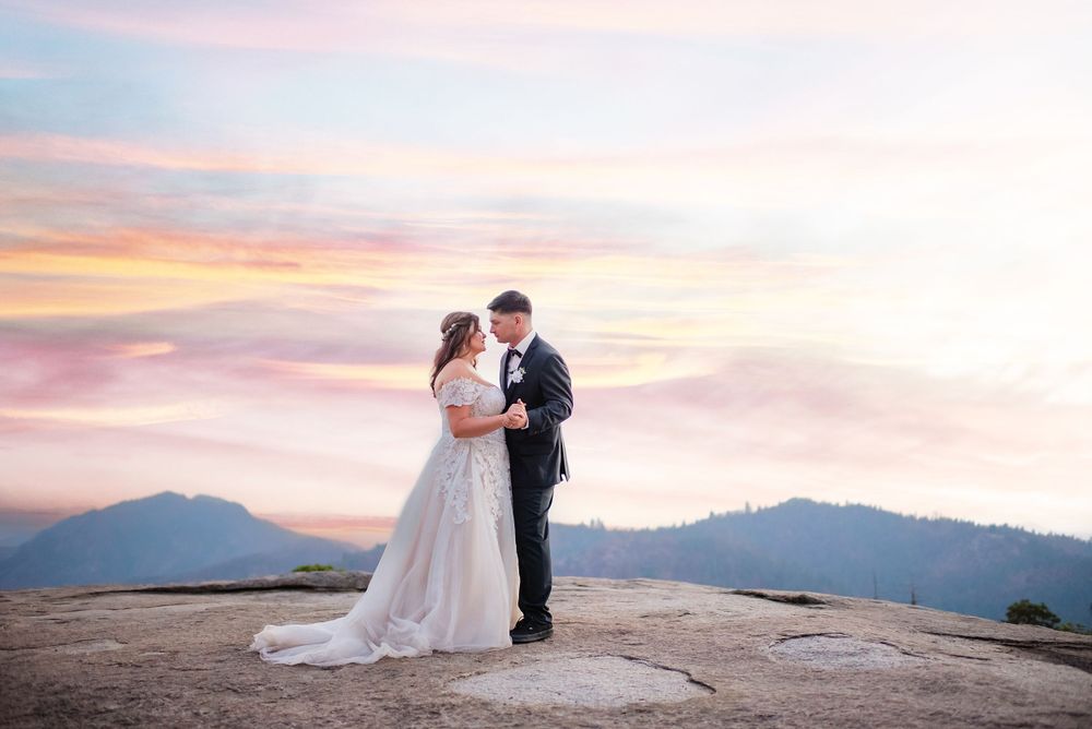 elopement wedding in sequoia national park california