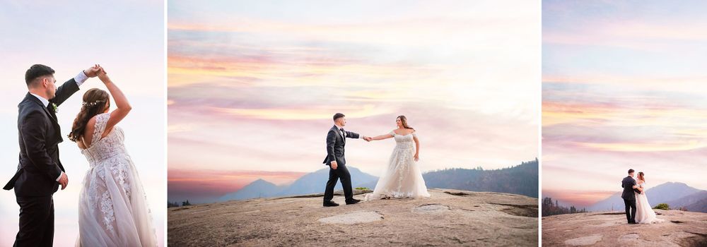 elopement wedding in sequoia national park california