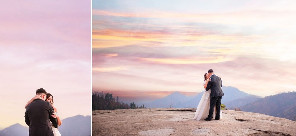elopement wedding in sequoia national park california