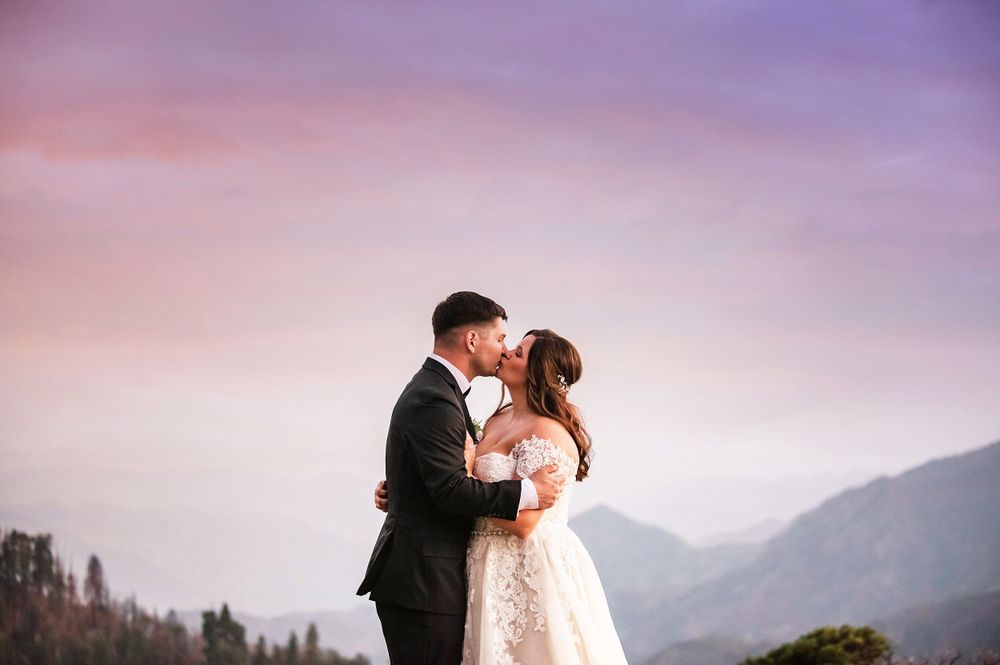 elopement wedding in sequoia national park california