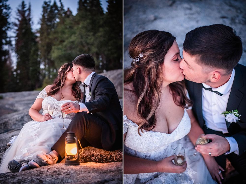 elopement wedding in sequoia national park california