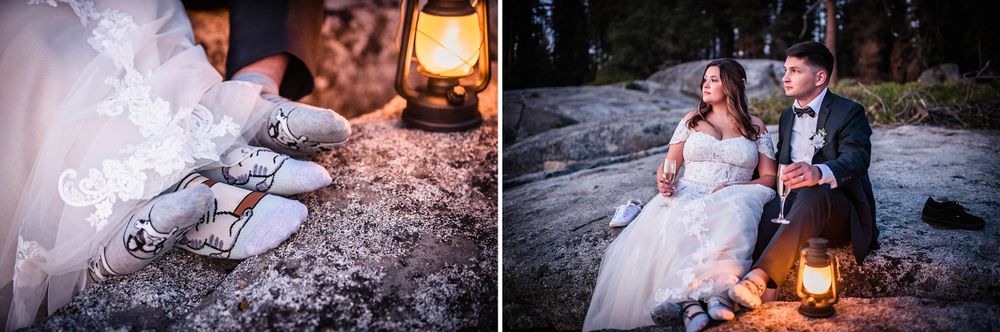 elopement wedding in sequoia national park california