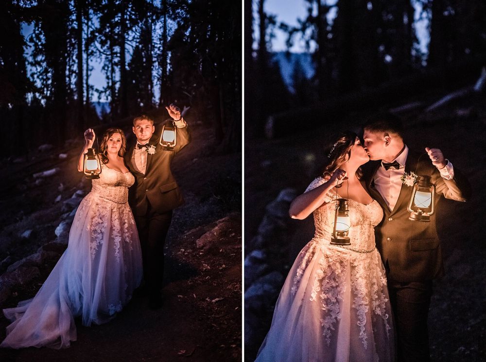 elopement wedding in sequoia national park california