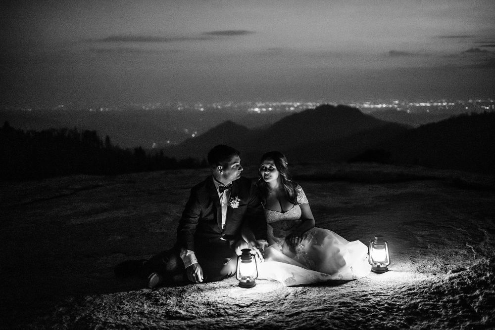 elopement wedding in sequoia national park california