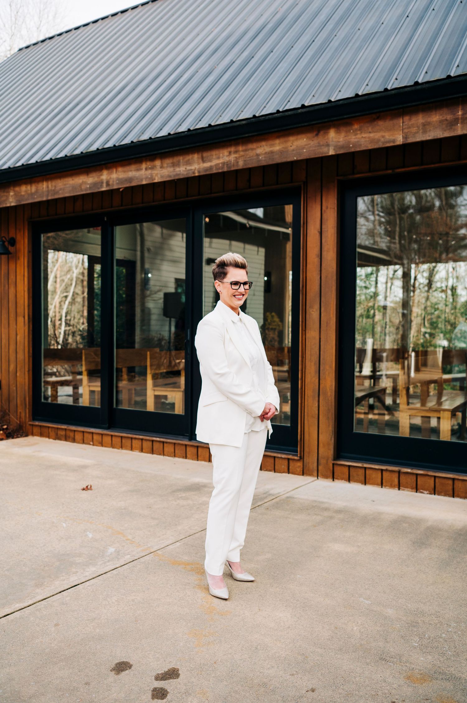 first look gay wedding Juliette chapel Dahlonega Georgia