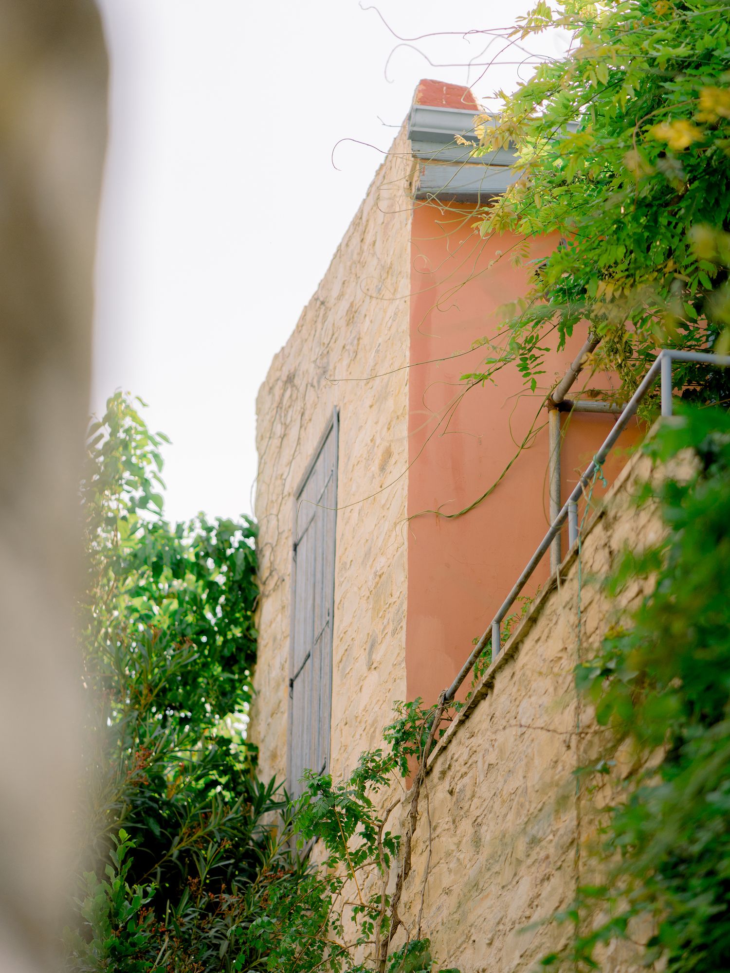 peaceful greenery in the streets of Lefkara Village Cyprus