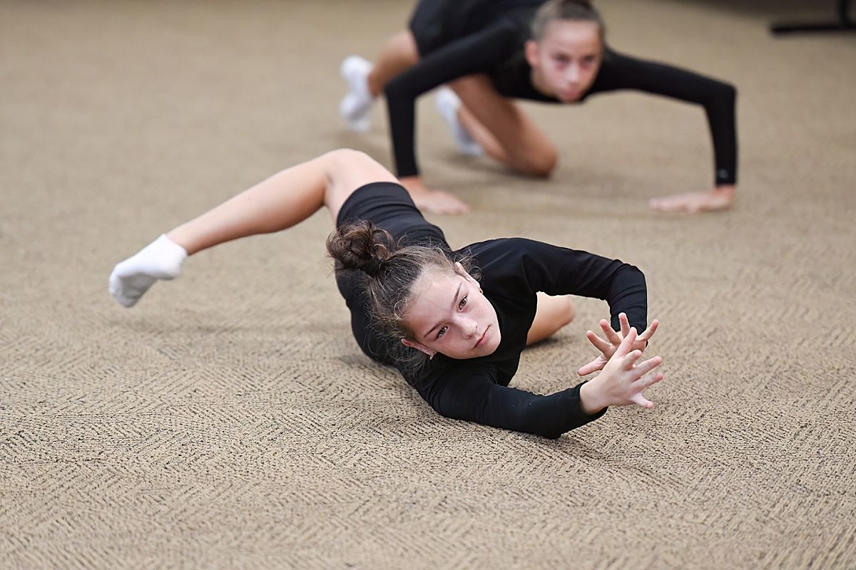 Rhythmic Gymnast improv exercise
