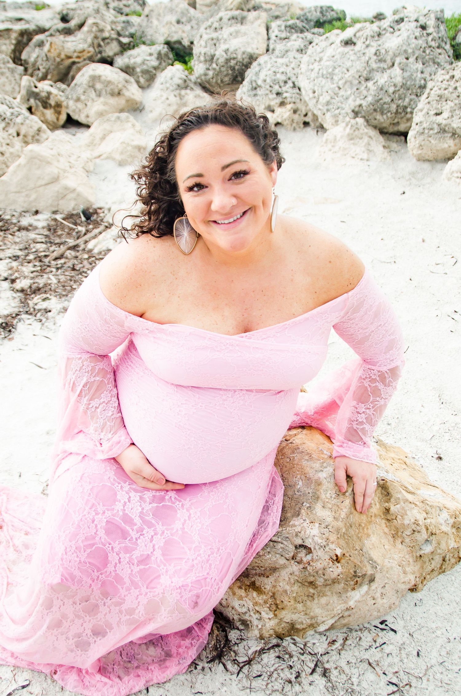 Maternity session at Sand Key beach
