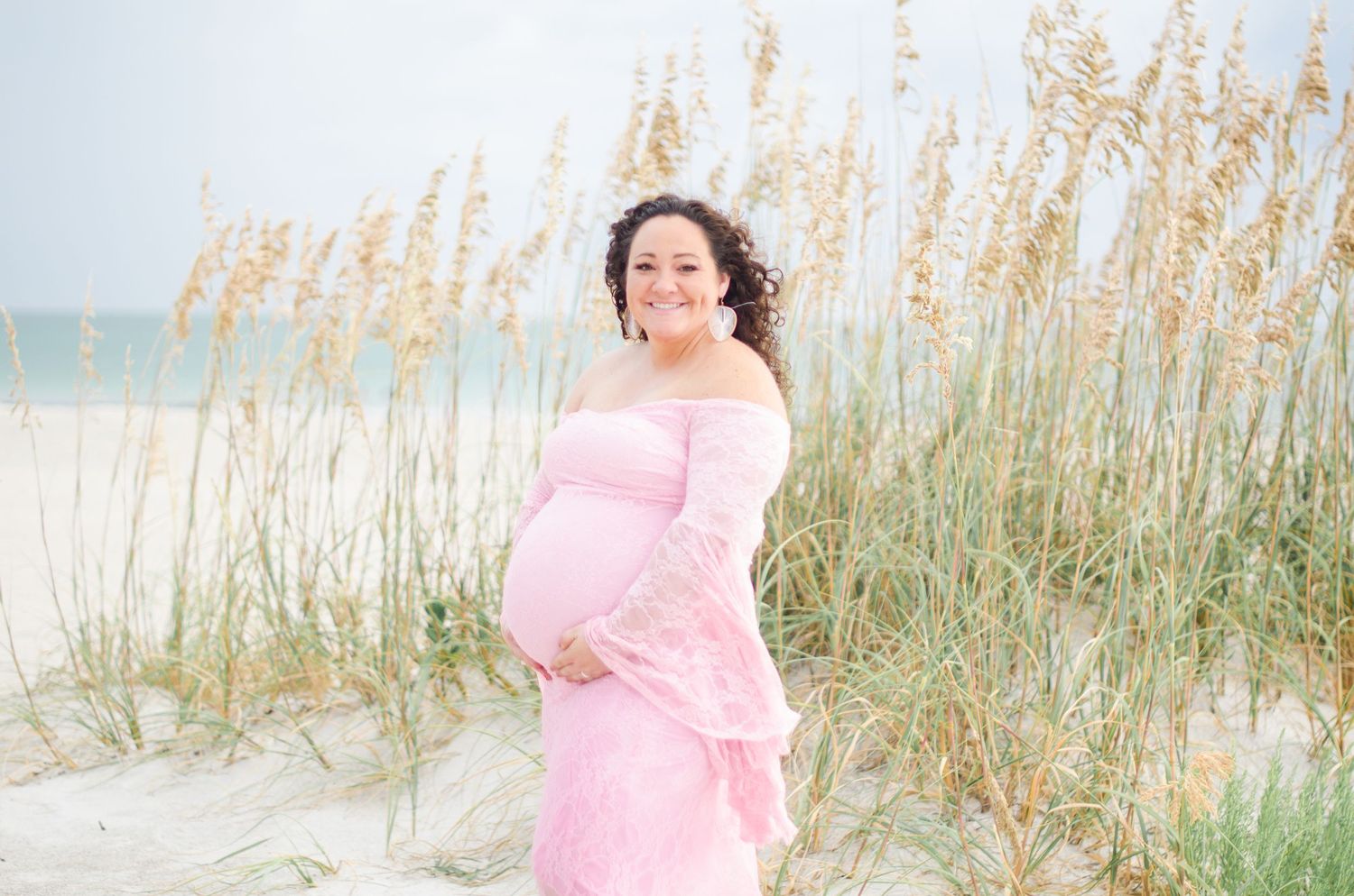 Maternity session at Sand Key beach