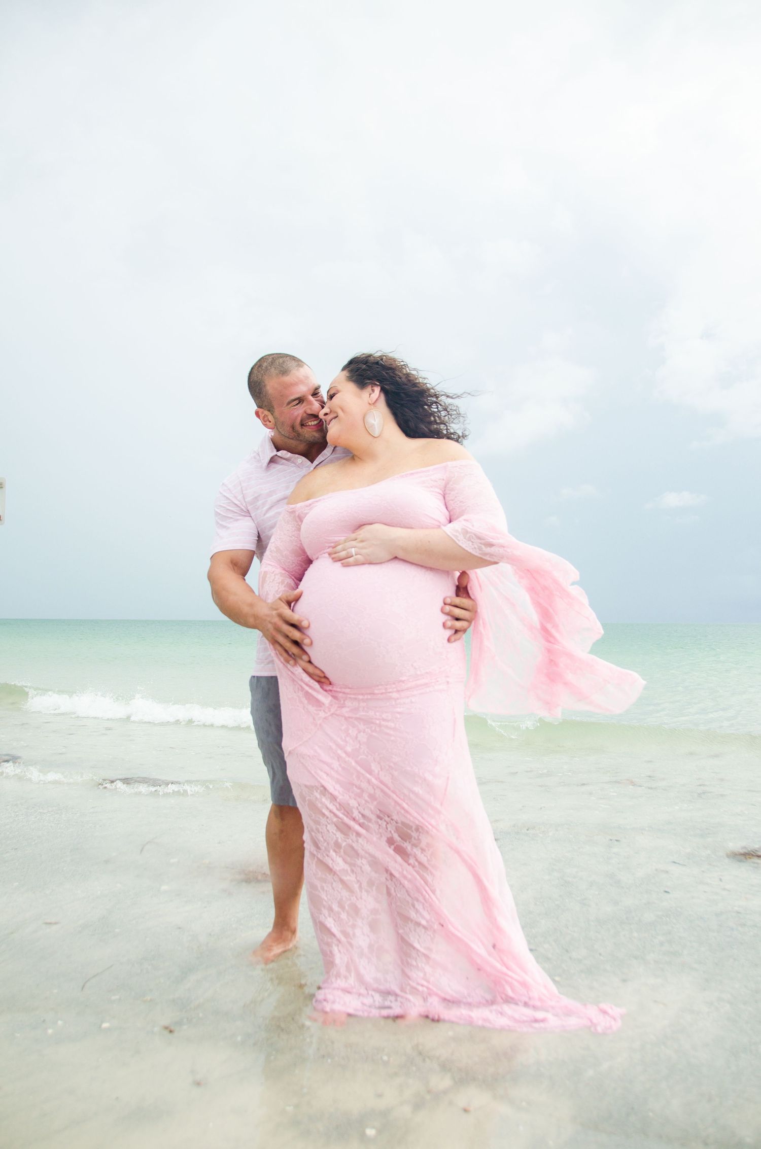 Maternity session at Sand Key beach