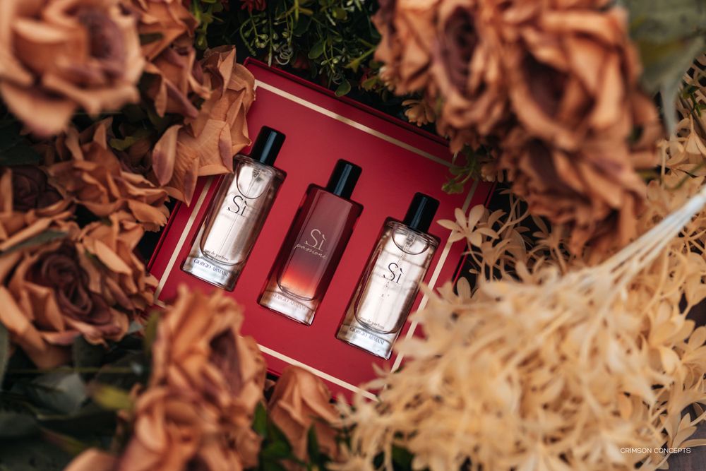 Product shoot of lovely perfumes