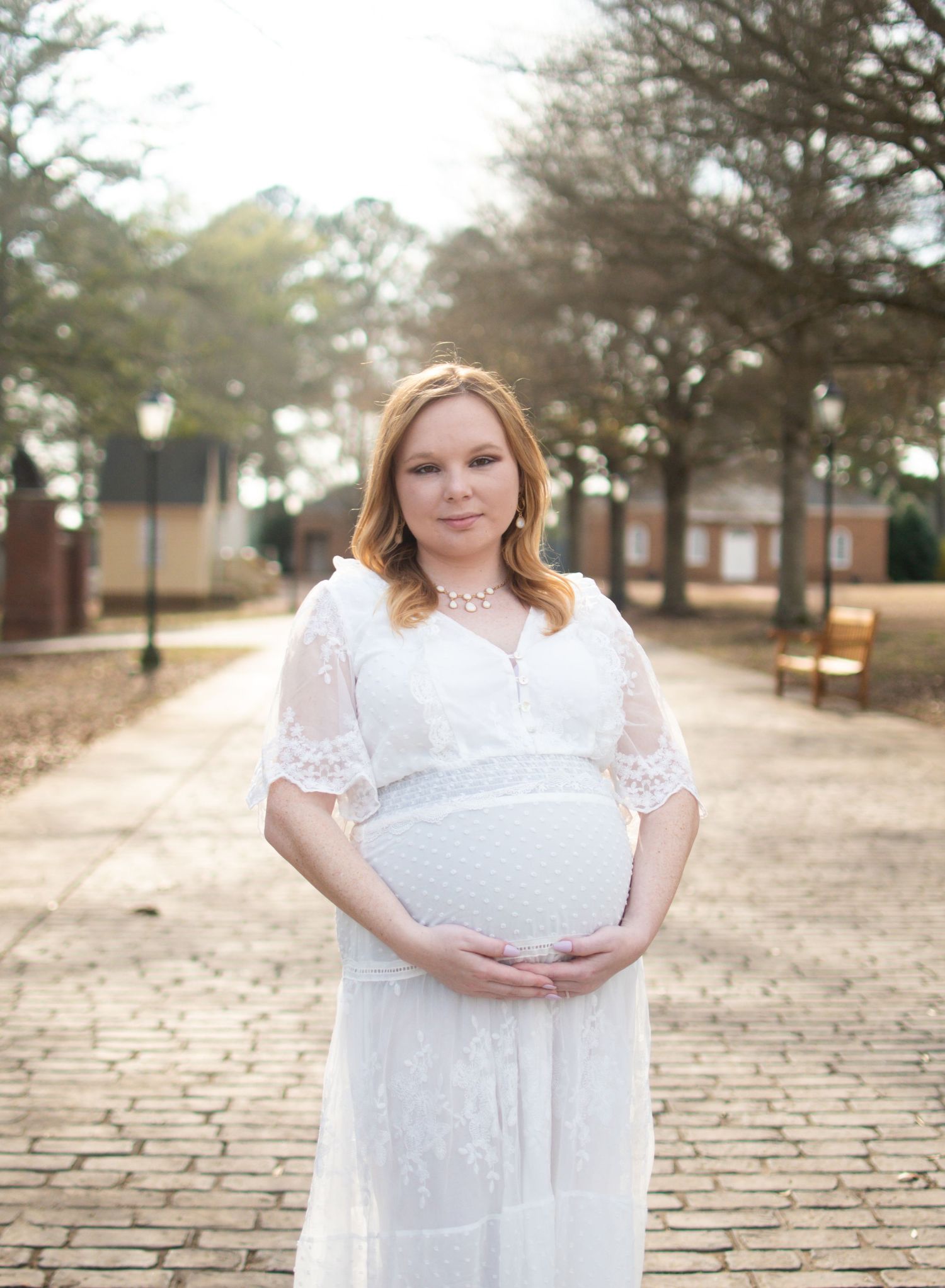 Pregnant mama holding belly, Birmingham Alabama maternity photographer, Birmingham Alabama motherhood photographer