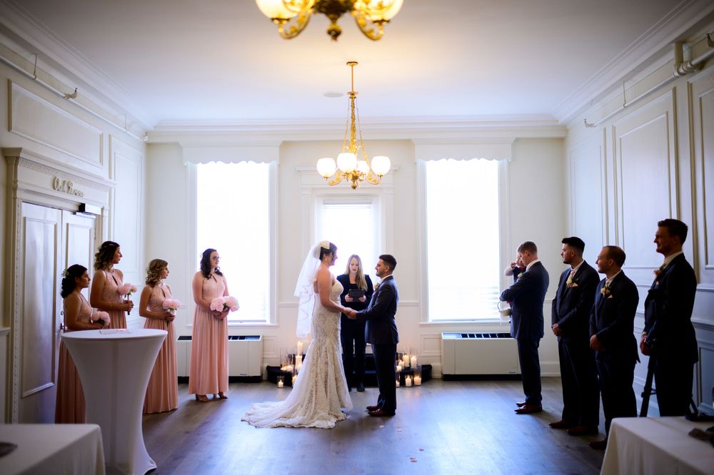Kitchener Wedding Photography Walper Hotel Ceremony Spirits Intrigued Photography 2022