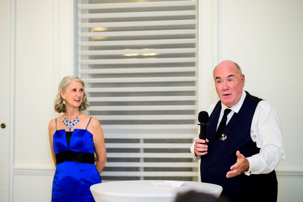 Kitchener Wedding Photography Walper Hotel Reception Speech Spirits Intrigued Photography 2022