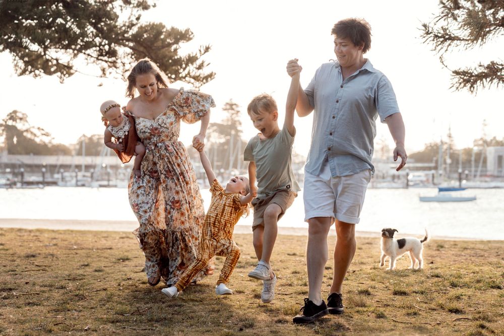 Family fun family photoshoot in Clontarf