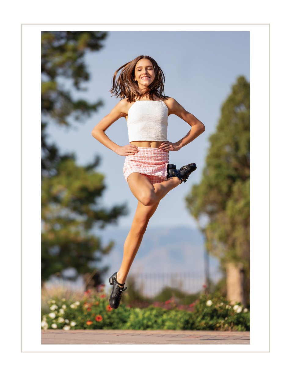 Dance, sports, athletics, family photographer serving Parker, Lone Tree, Highlands Ranch, and Douglas County, Colorado