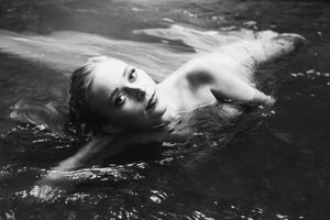 Goddess waterfall shoot Asheville NC Katie Richard