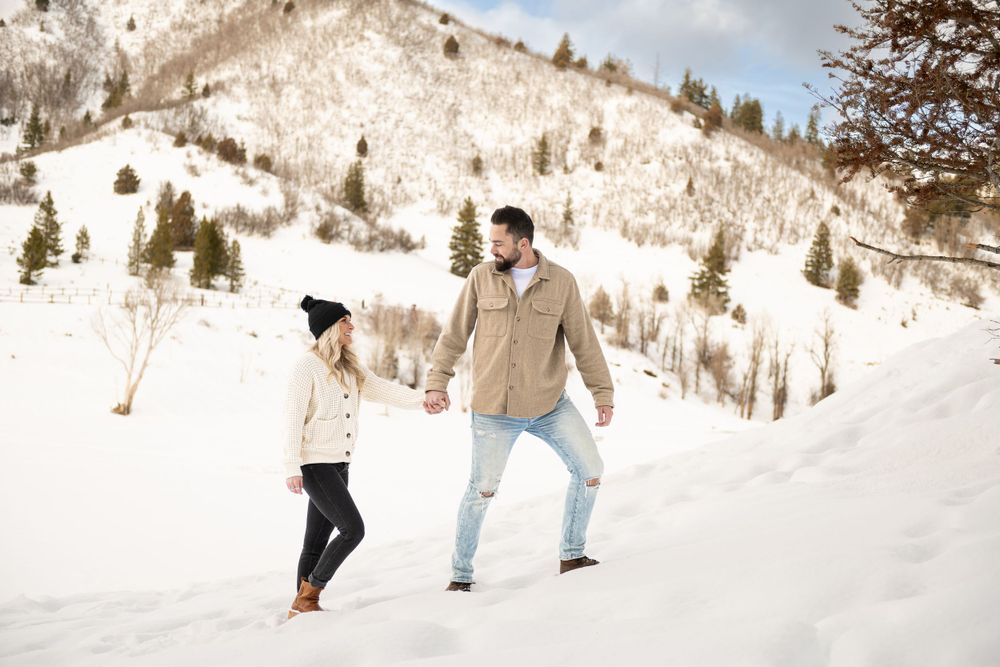 American Fork Utah engagement photo