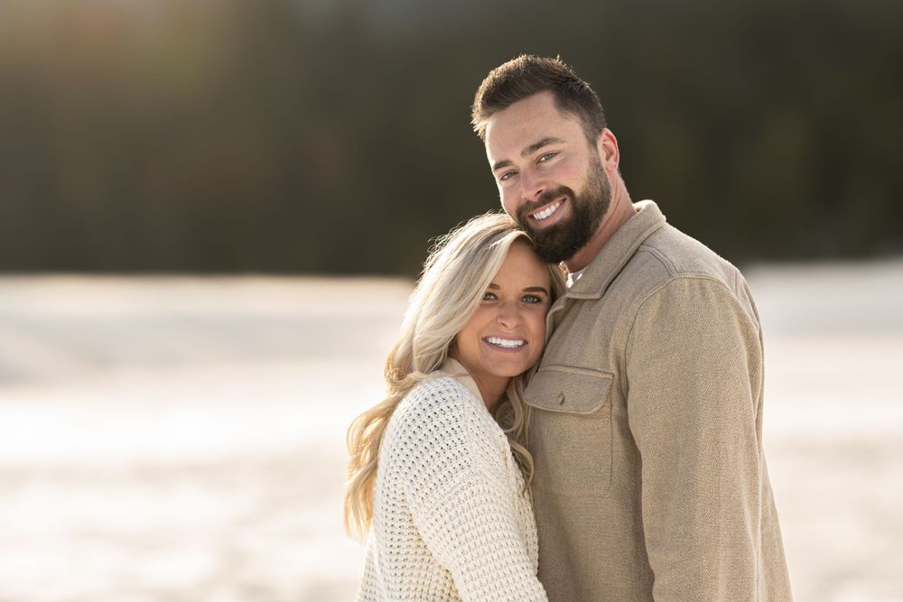 Sunny couples portrait