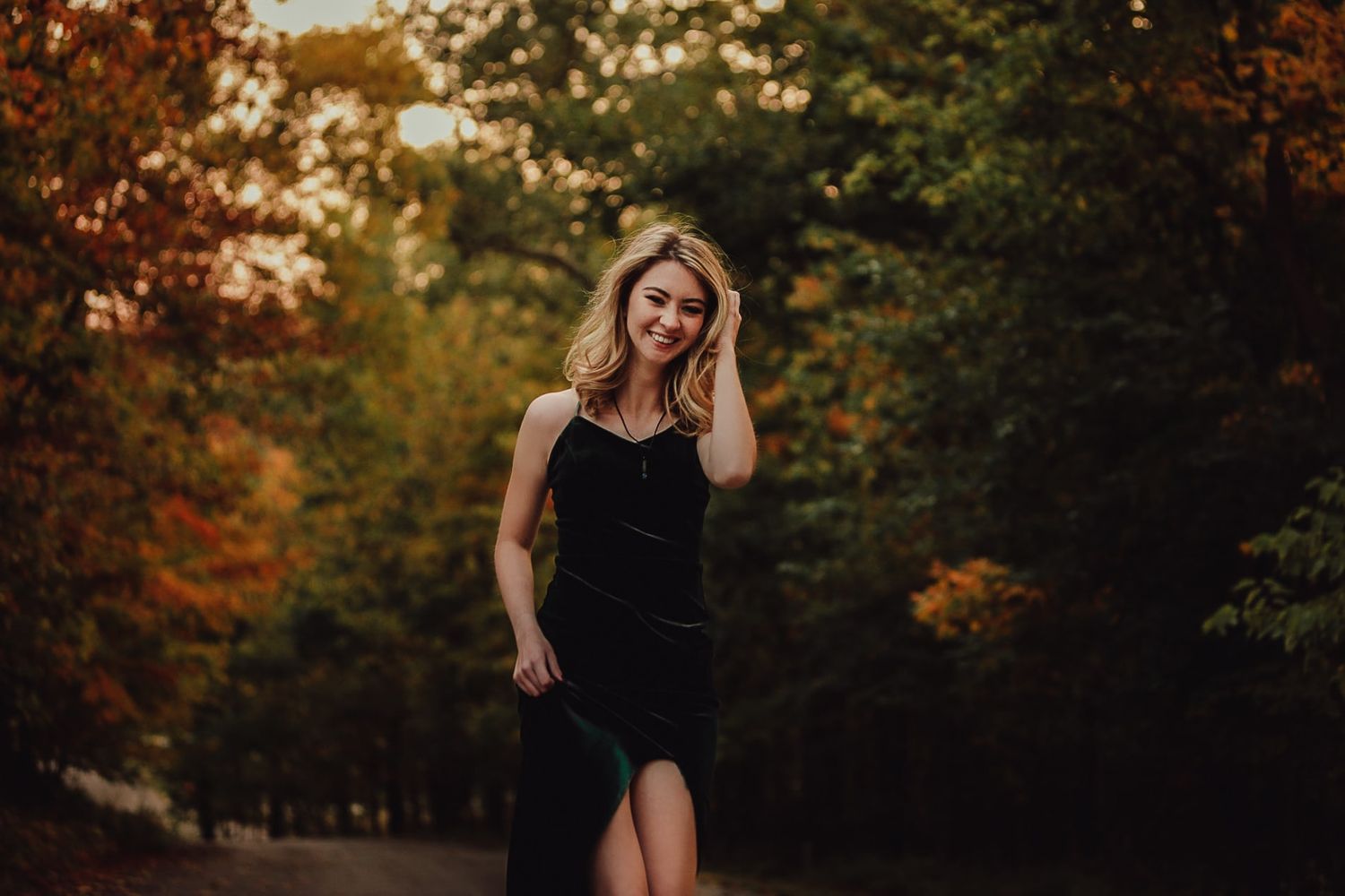 fall portrait photos of models boudoir and seniors in cincinnati ohio