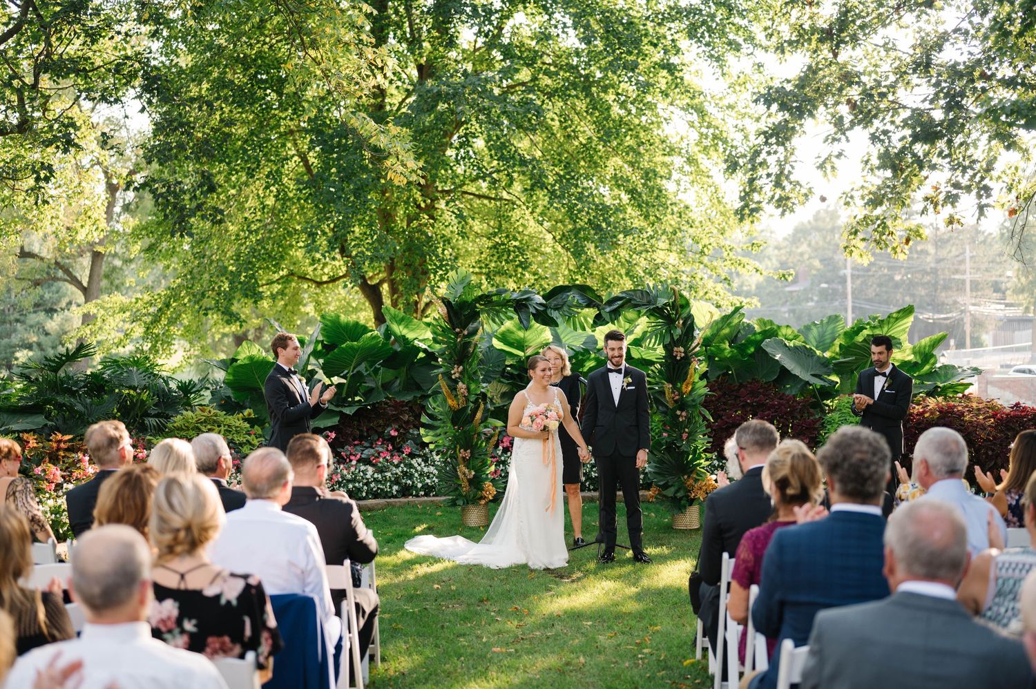 Tropical Wedding at Bloomington Country Club | Candace Sims Chicago Luxury Fine Art Wedding Photographer