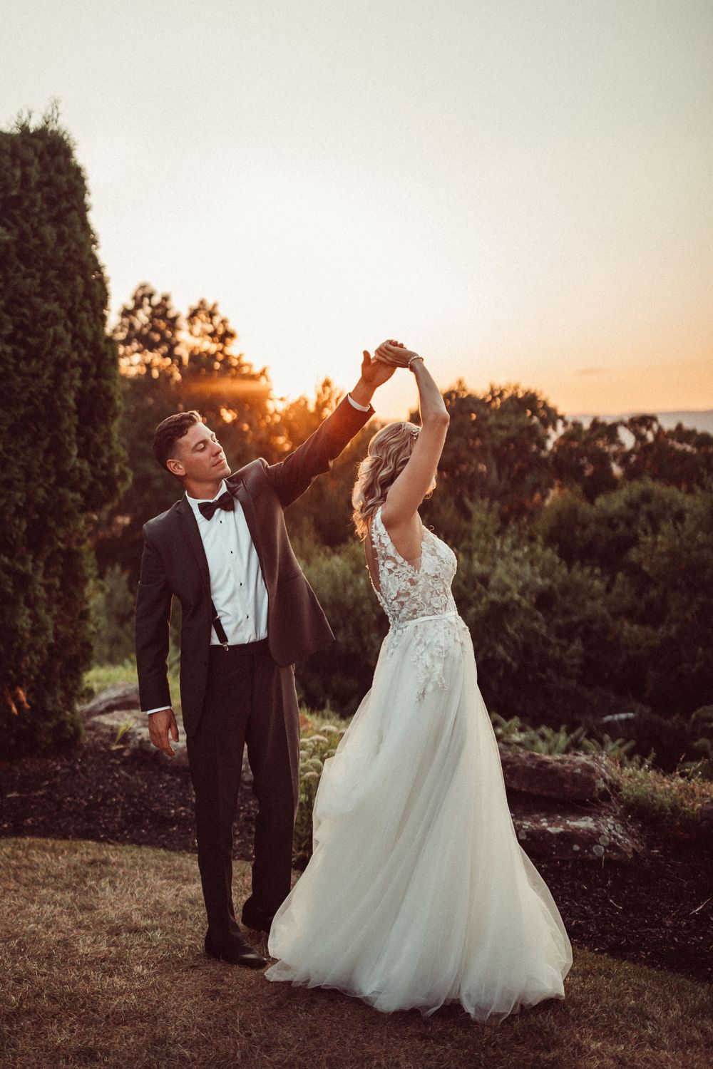 Just married glow