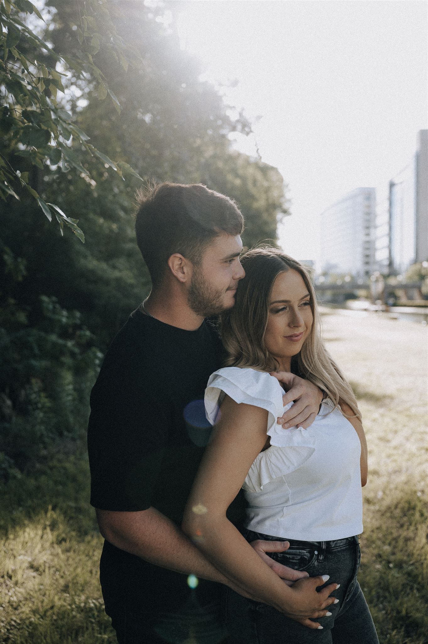engagement photography session in The Woodlands, Tx