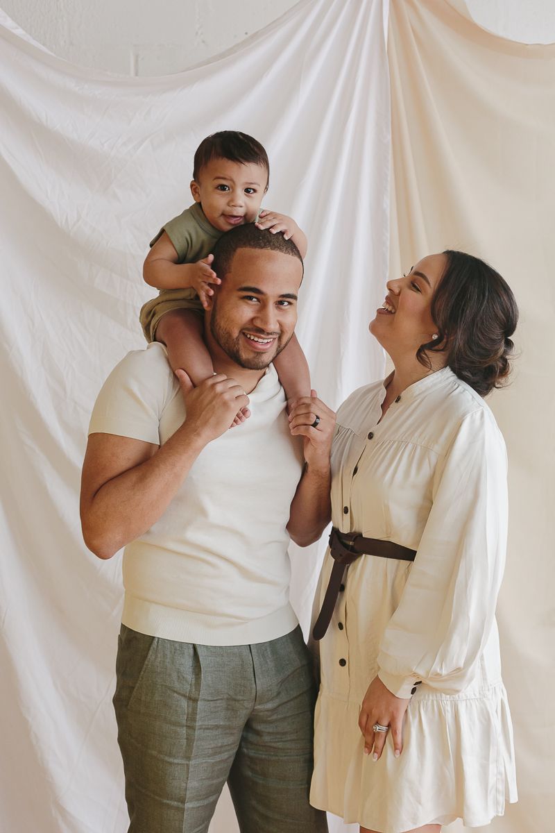 Hilarious Family Moment - Candid Studio Session by Paula Ortiz NYC Photographer