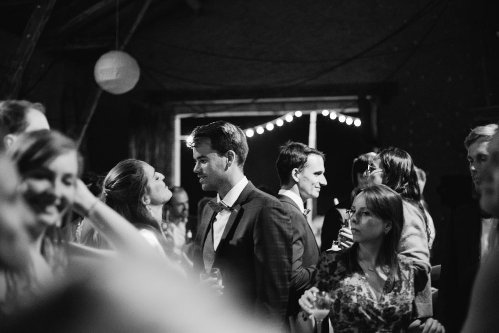 les mariés lors de la soirée
