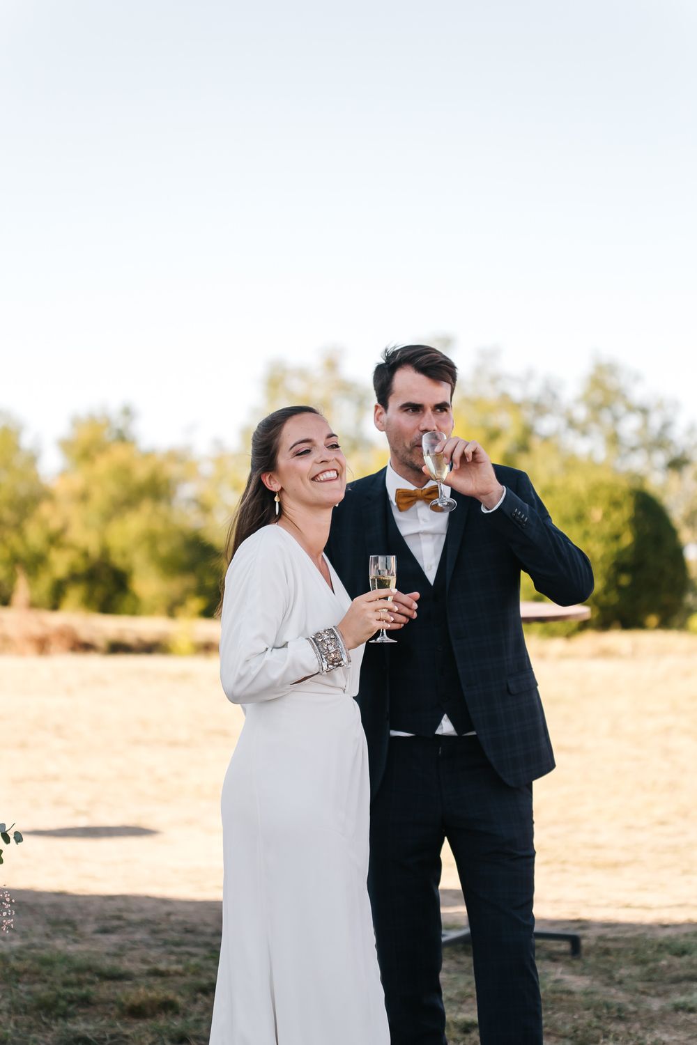 tchin tchin les mariés au champagne