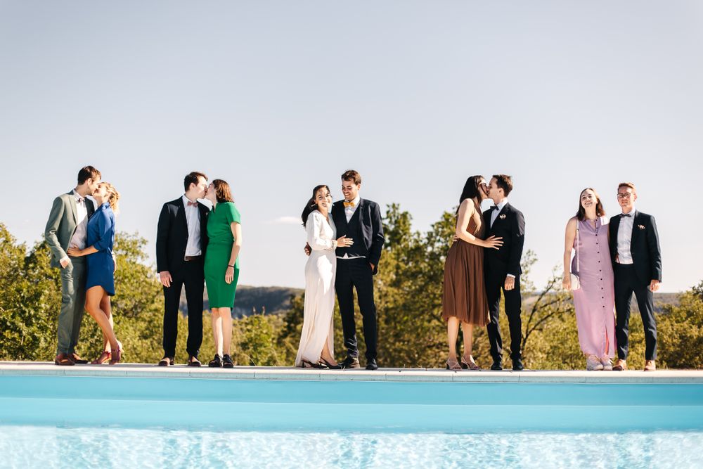 photo de groupe mariage toulouse