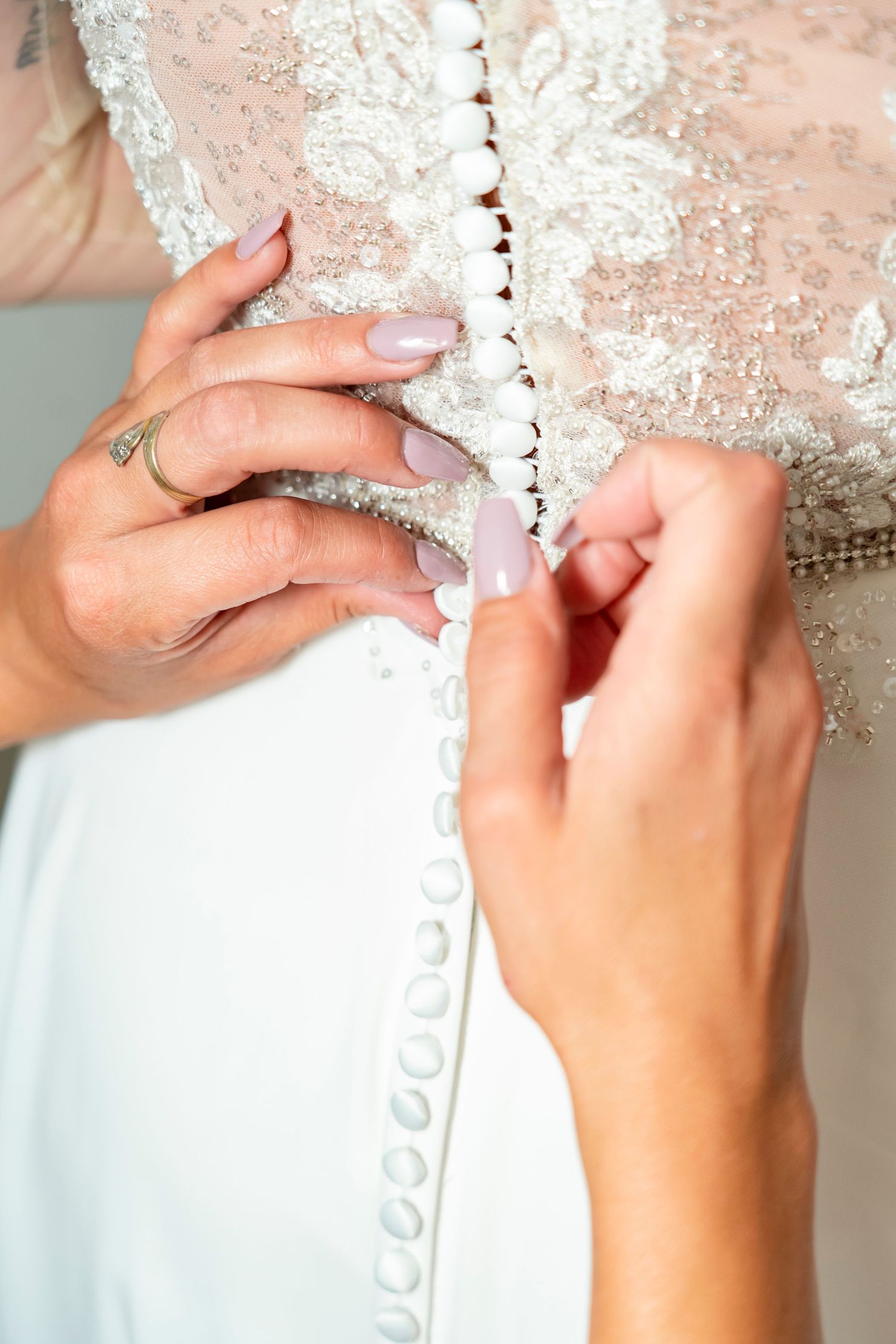 Bride getting ready - Kalamazoo Wedding Venue - Photographer and Videographer Almost Fantasy