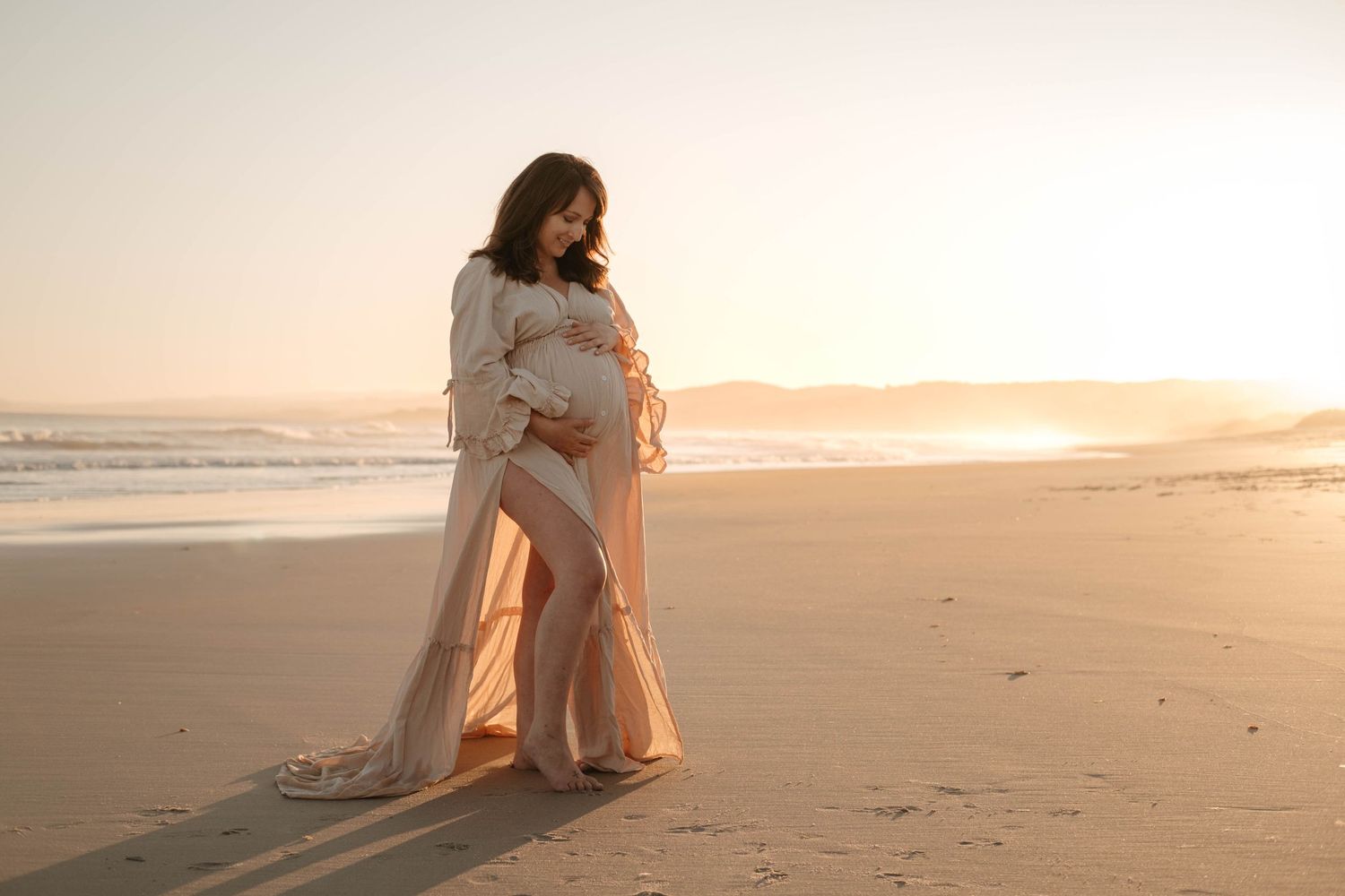 maternity photoshoots dunedin brighton