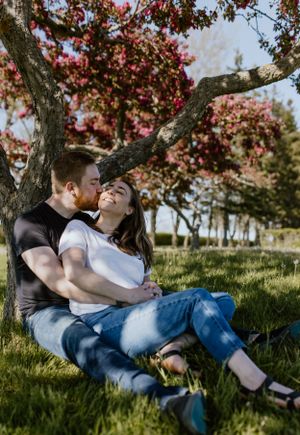 Beach couples session in Grand Pre, Annapolis Valley, Nova Scotia Canada