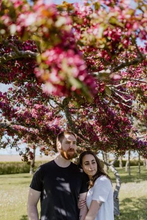 Beach couples session in Grand Pre, Annapolis Valley, Nova Scotia Canada