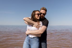 Beach session at Evangeline Beach, Annapolis Valley, Nova Scotia Canada